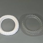 قالب طلقی آئینه و عکس کنافی18.5*24.5 ( pvc)