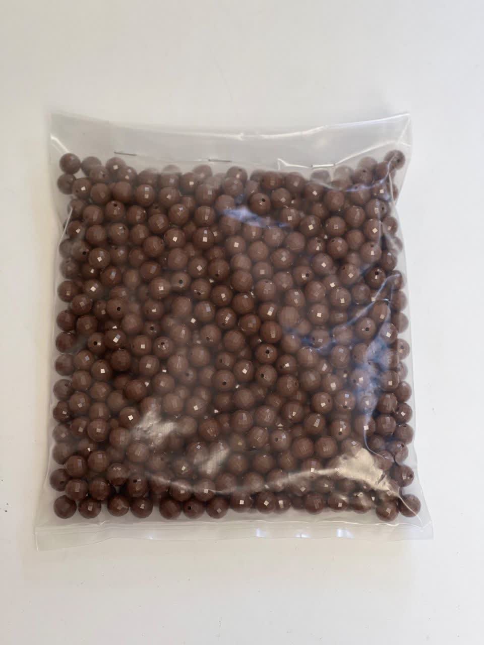 IMG_20260520_204011_932 مروارید تراشه قهوه ای ۱۲ مهره ۲۵۰ گرمی - Image 1
